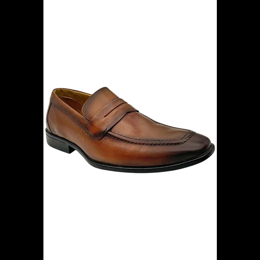 Blanco Garcia Men's Bradon Penny Loafer Whiskey Bronze - Medium